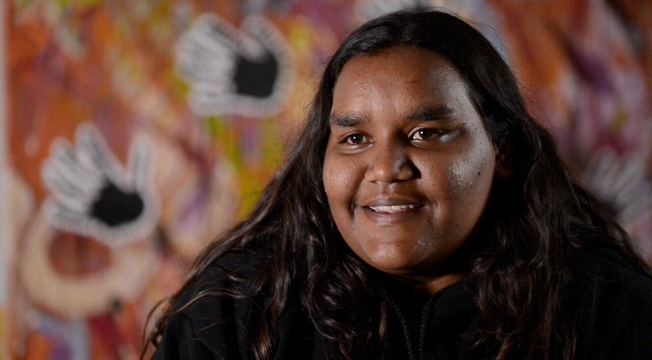 young aboriginal woman TR